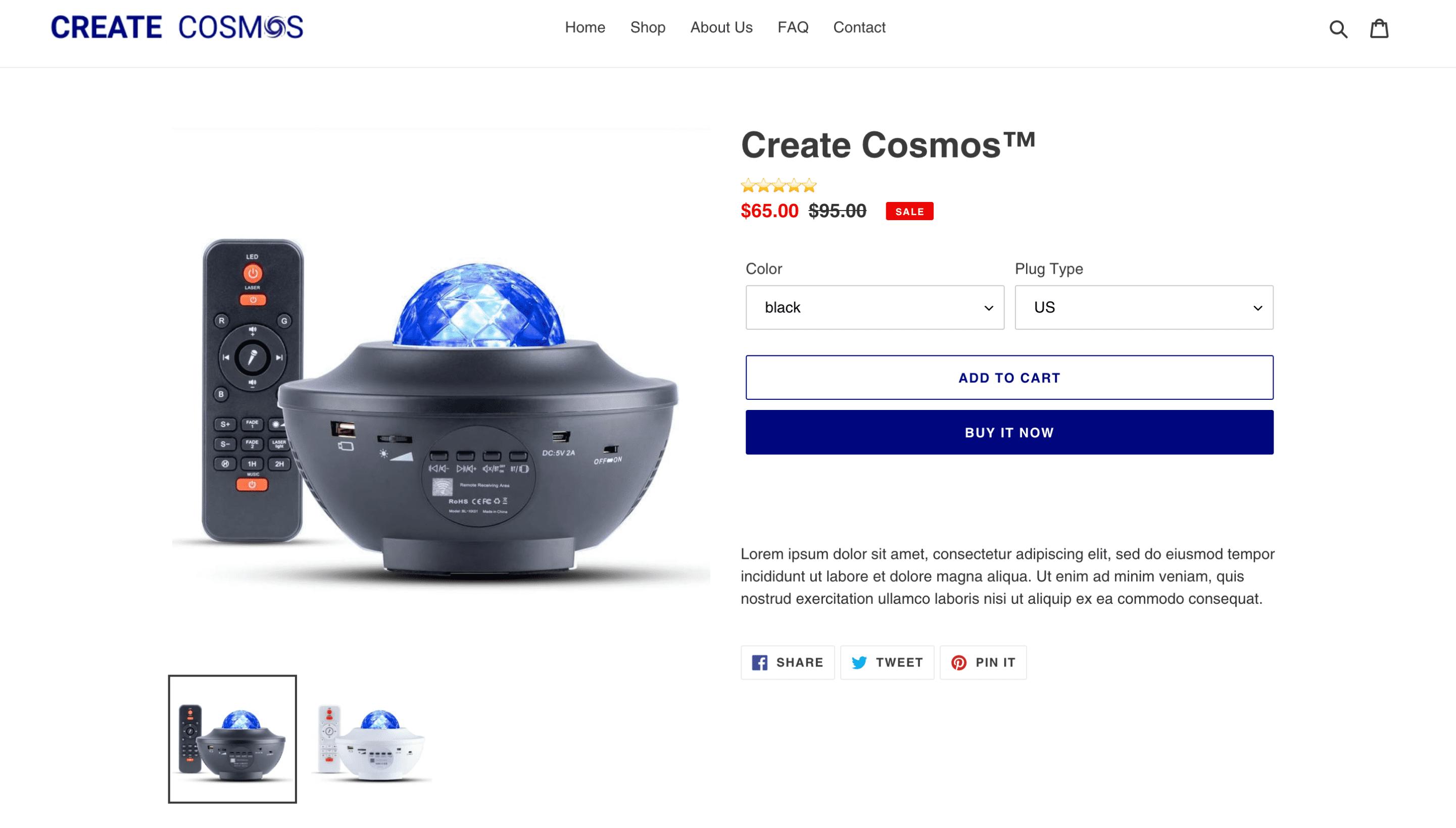 Create Cosmos image